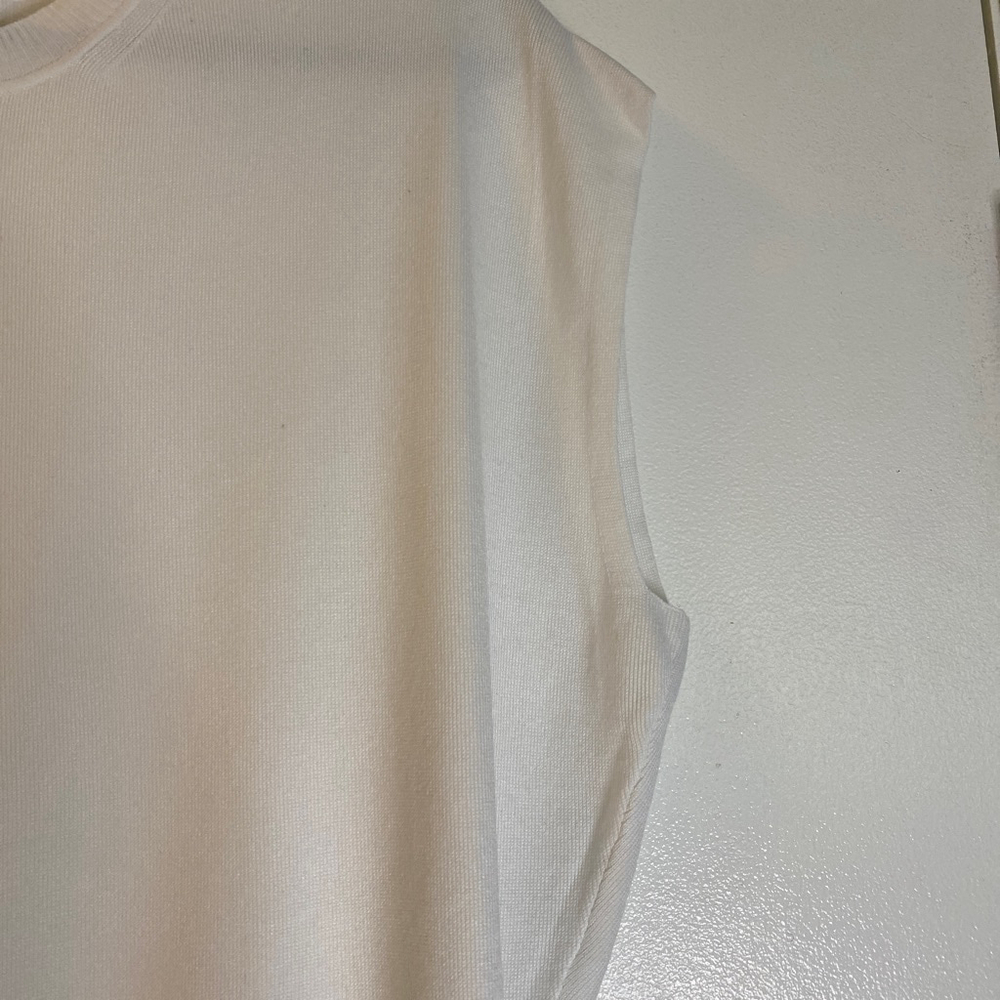 Women's Banana Republic Sweater Vest White Size M - Picture 2 of 5
